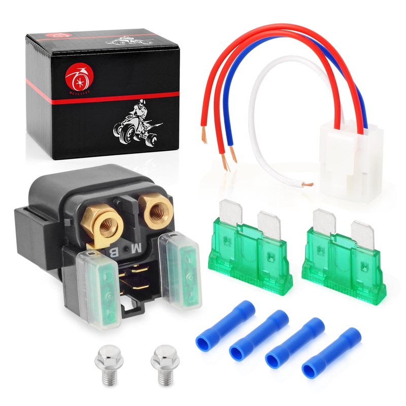 Starter Solenoid Relay M-B & Plug For Yamaha Road Stars