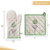 Maison d' Hermine Oven Mitt & Pot Holder 100% Cotton