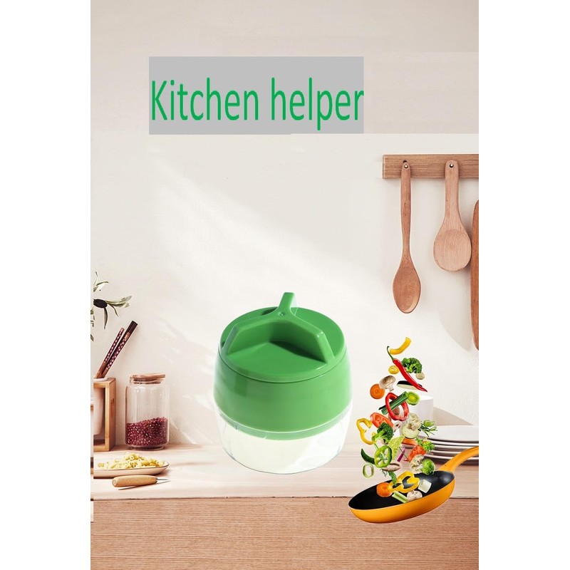 Vegetable Grater, Handheld Spiralizer Vegetable Slicer, 4-in-1 Manual Vegetable Spiralizer,
