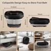 FOFOJÔY Collapsible Foot Spa Bath with Heat and Massage Roller,