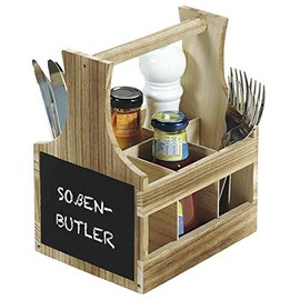 KESPER 69276 Sauce and Cutlery Carrier/Cutlery Box/Sauce Box/Sauce Butler, 16 x 20 x 26 cm (D x W x H)