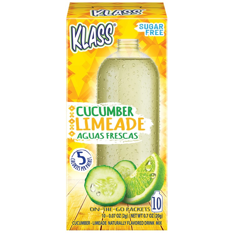 Klass Aguas Frescas Variety Pack Sugar Free Drink Mix, Cucumber