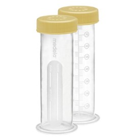 Medela Breast Milk Storage Bottles, 12 Pack of 2.7 Ounce Containers, Leak Proof Lids, Breastmilk Freezer or Refrigerator Storage, Made Without BPA