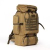 Backpack Large Backpack Brown Durable Backpack Backpack Hiking Bag Mountaineering Bag Large Capacity Isiar