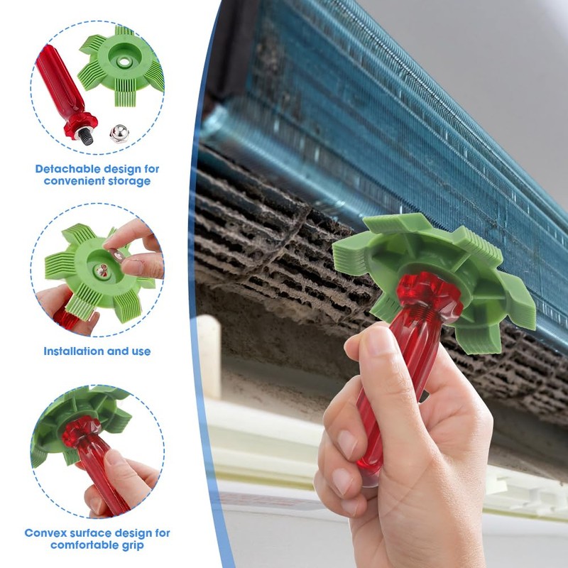 mizikuu Air Conditioning Comb, Pack of 4 Lamellar Comb, Air