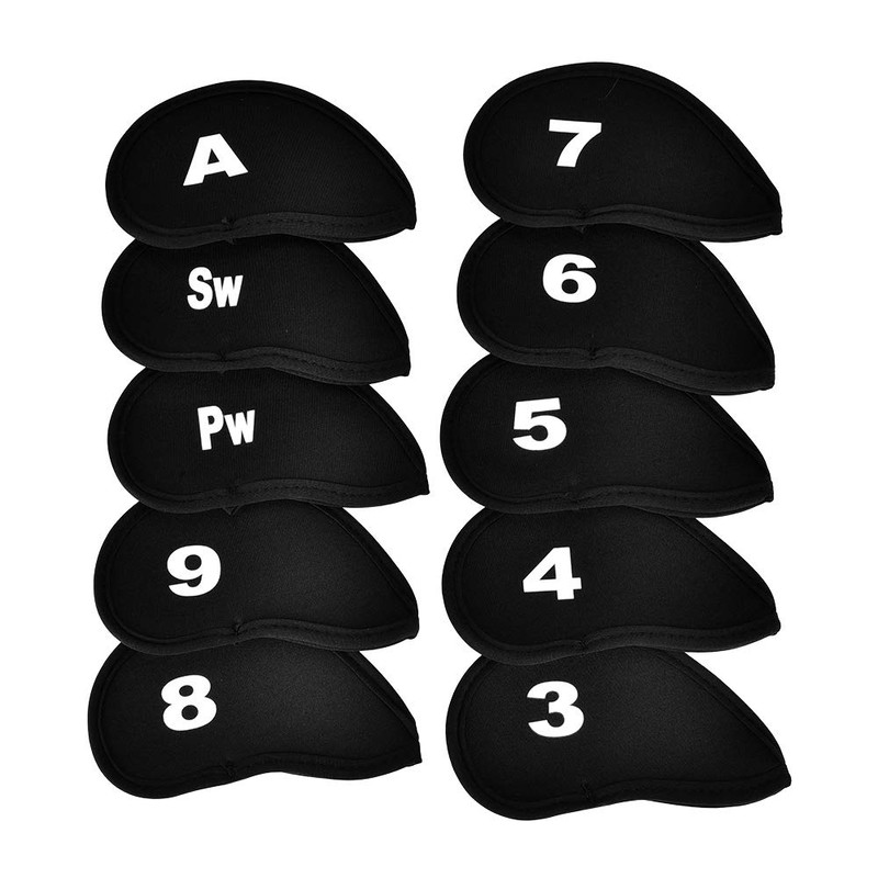 Iron Cover, Neoprene Durable Head Protect Cover, 10Pcs for Beginners