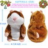 Tockrop 2 Pack Talking Hamster Mouse Plush Interactive Toy Repeat