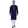 Maple Clothing Kurta - Vestido de pijama bordado de algodón