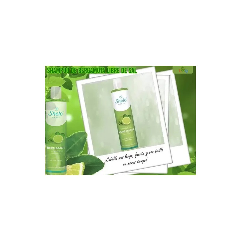 Shampoo Bergamota Sheló Nabel 530 Ml Anticaída