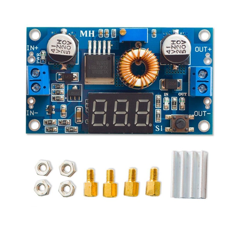 XL4015 Adjustable 5A 75W DC-DC Step Down Regulated Power Module