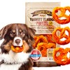 Gootoe Turkey Tendon Dog Treats – 100% USA-Sourced, Natural Snack, Premium Training Chews, Hypoallergenic, Reseal Value Bags, Size for Medium Dogs, Pretzel (Medium) 3 Unit/Pack