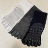 COUVER Charcoal No Skid No Slip Sole Yoga 5 fingers