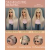 Sherico Ash Blonde Human Hair Wig 13x6 Invisible HD Deep