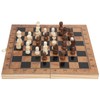 3 in 1 MultiFunctional Folding Wooden Chess Checkers Board Game