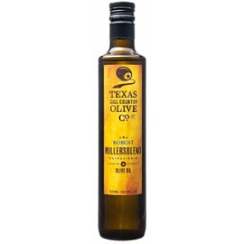 Texas Hill Country Olive Co Miller's Blend Extra Virgin Olive Oil - Cold Pressed EVOO Gourmet Olive Oil - Rich & Robust - Perfect for Dressing & Dipping - Award Winning & Made in Texas (16.9 oz)