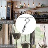 SPEEDWOX 6 Pcs Adjustable Hooks Steel Wire Rope Hanger, Portable