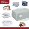 Vinsani 3pk Storage Bags Organiser 50L Huge Capacity Double Zipper