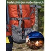 Fire Steel Flint, Survival 4 Piece Fire Starter Set -