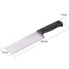 Rosenstein & Söhne Stainless Steel Wave Slicer for Potatoes and