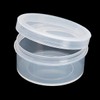 24PCS 0.95 oz Transparent Round Beads Storage Containers Box,Round Bead