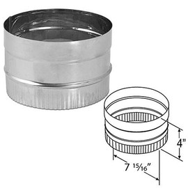 M&G DuraVent 8'' DuraBlack Stainless Steel Stovetop Adapter (CECOMINOD089426)