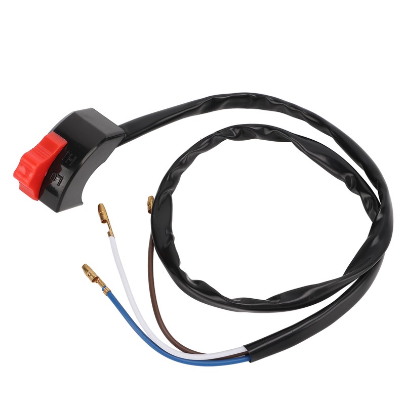 Motorcycle Headlight Dimmer Switch Left 35250‑126‑701 3 Wires ABS Replacement