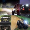 Nilight LED Pods 4PCS 6.5 Inch 120W Light Bar Triple