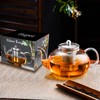 PARACITY Glass Teapot Stovetop 40 OZ/1200ml, Borosilicate Clear Tea Kettle