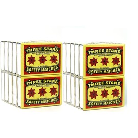 hree Stars Safety Matches, 20 Pack L88