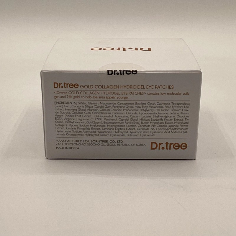 Dr Tree Dear Loose Skin Gold Collagen Hydrogel Eye Patches