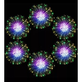 Extreme Beauty Guirnalda Luces Led Aire Libre Fuegos Artificiales Hadas 600