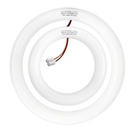 Konideke LED Replacement for FC8T9 22W and FC12T9 32W Fluorescent Bulb, 8 inch 11W for T9 22 Watts Circular Light Bulbs, 12 inch 16w for 32 Watts Circline, CRI 80, Daylight Ballast Bypass Required