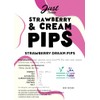Just Treats Strawberry and Cream Pips (500g Share Bag)
