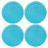 Pyrex Bundle - 4 Items: 7201-PC 4-Cup Surf Blue Plastic