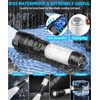 Flashlights High Lumens Rechargeable-100,000LM Super Bright Tactical LED Flashlight,Powerful USB