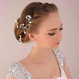 Salon de sante Hair Pin, Pearl, Pearl, Wedding, Shichi-Go-San Graduation Ceremony, Entrance Ceremony, Hair Ornament, Coming-of-age Ceremony, Dress, Kimono Arrangement, Plastic