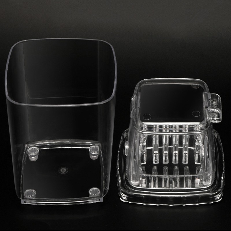 Portable Ice Crusher 1.25L Hand Cranked DIY Manual Shaved Ice