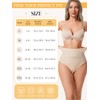 Silongder Thong Shapewear Tummy Control Underwear for Women High Waist