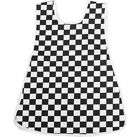Cookify Kids Checked Tabard (Black, 5-7yrs)
