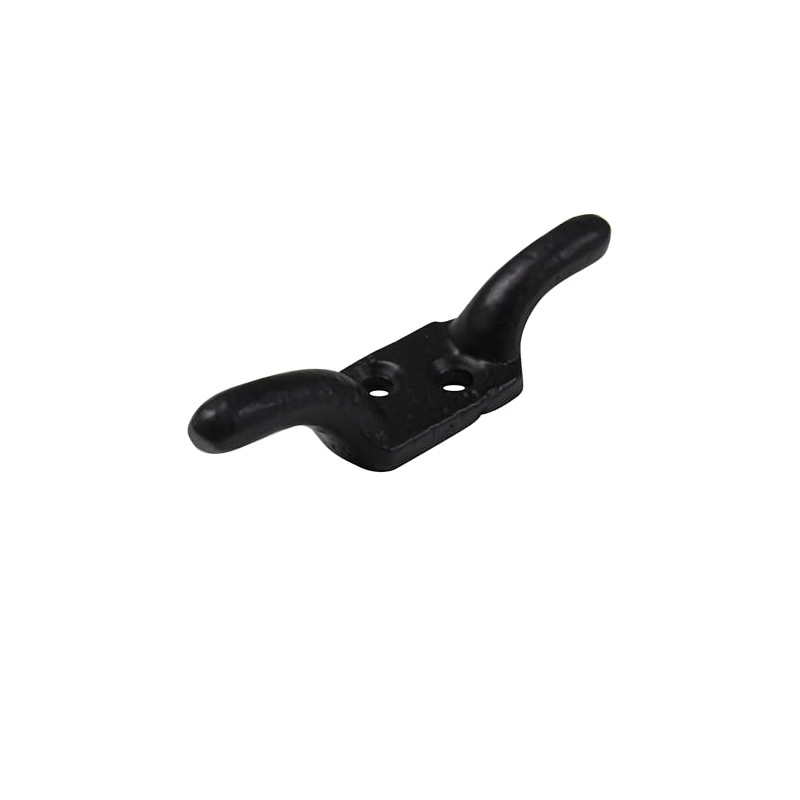 Secure Fix Direct Black or Galvanised Cleat Hook 3" -