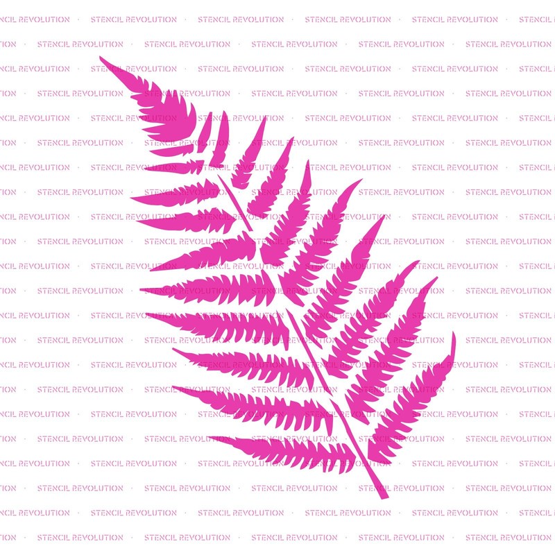 Ferns Stencil Template for Walls and Crafts - Reusable Stencils
