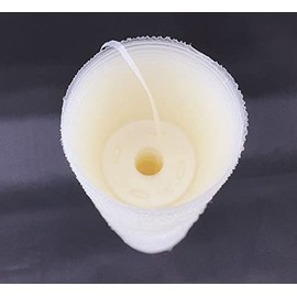 Poly Pots 6cm Translucent White 100 Pcs Vinyl Pots