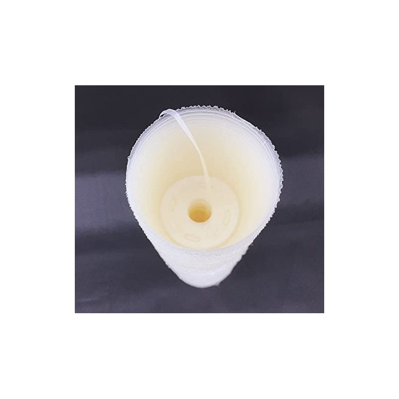 Poly Pots 6cm Translucent White 100 Pcs Vinyl Pots