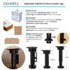 Dowell 4 Pack Heavy-Duty Leveling Feet 4-9/16" to 5-7/8" Adjustable