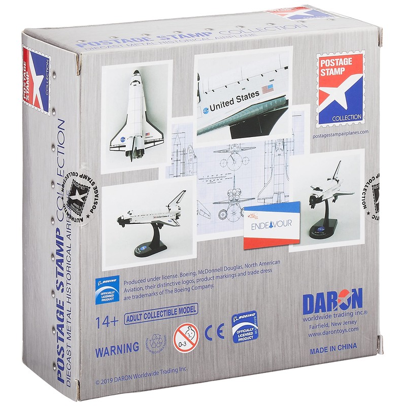 Postage Stamp Daron Space Shuttle Endeavour Vehicle (1/300 Scale) Medium