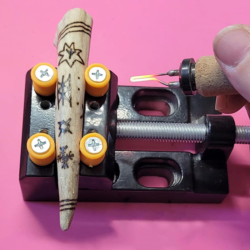 GENHAKON Universal Mini Drill Press Vise Clamp, 6 PCS Table