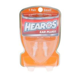 HEAROS High Fidelity Series Ear Plugs with Free Case, NRR 12, 1 Pair, Silicone, Hypoallergenic, Clear (311)
