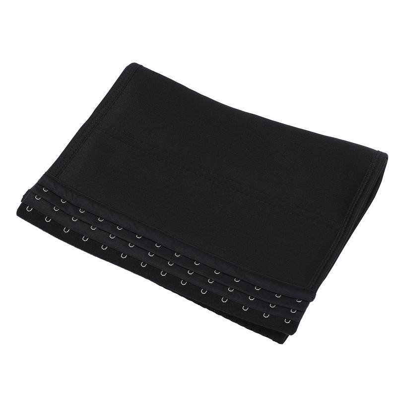 Waist Trainer Corset Shapewear Tummy Control 3 Row Hook Black