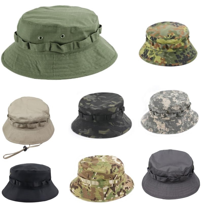 The largest selection Jungle Hat (11 Colors), black camo
