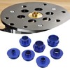 10 Pcs Set Router Template Guides Bushing High Strength Aluminum